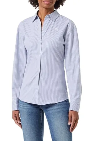 HUGO BOSS Damen The Girlfriend Shirt Blouse, , 34 EU