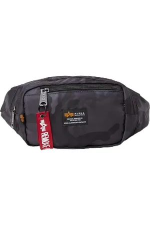 Alpha Industries Unisex Crew Waist Bag Camo, , One Size