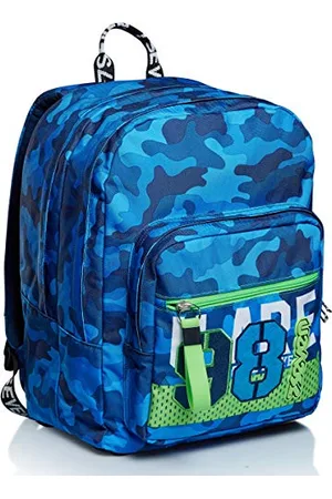 7 for all Mankind Rucksack, gepolsterter Schulranzen für Schule, Sport und Freizeit, Geräumige Schultasche für Teenager, Mädchen und Jungen, mit Trinkflaschenfach, mehrfarbig, italienisches Design