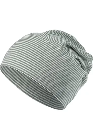 Sterntaler GOTS Beanie Ringel - Babymütze aus Singlejersey (Bio) gestreift - anschmiegsame Unisex Beanie Mütze variabel tragbar - Baby und Kinder Übergangsmütze, , Größe 43