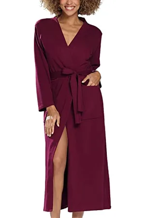 DKaren Damen Bademantel Frottee Ohne Kapuze Melisa Clothes, , M EU