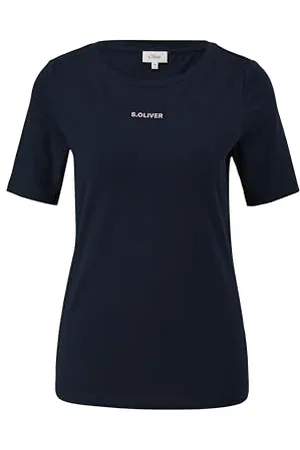 QS by s.Oliver T-Shirt mit Logo Print