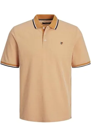 JACK & JONES Male Poloshirt Einfarbig Polokragen Poloshirt