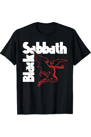 Black Sabbath Schwarzes Sabbath Demon Logo-T-Shirt T-Shirt