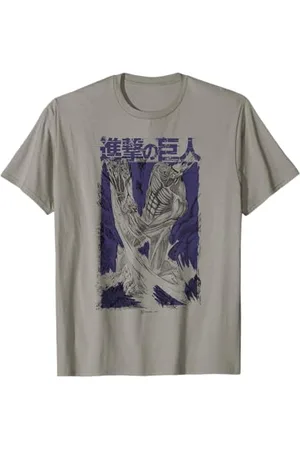 Attack on Titan Colossal Titan Kanji Manga Epic Poster T-Shirt