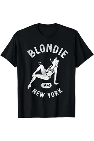 Blond Amsterdam 1974 New York Pin Up Girl Vintage Band T-Shirt