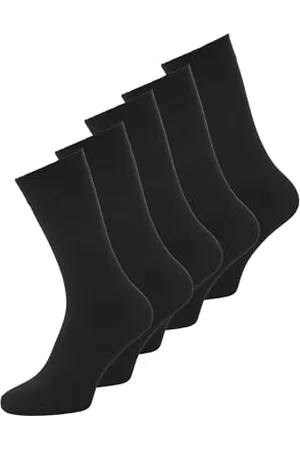 JACK & JONES JACBASIC BAMBOO SOCK 5 PACK NOOS, Schwarz, Einheitsgröße