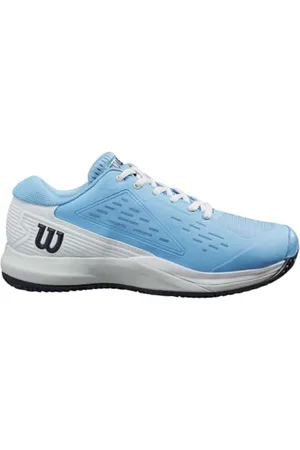 Wilson Damen Rush Pro Ace Clay Tennis Shoe, Bonnie Blue/Ballad Blue/Navy Blazer, 40 EU