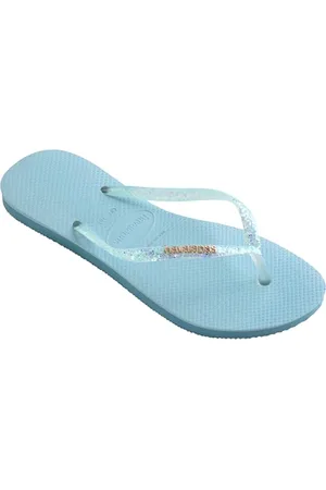 Havaianas Damen Slim Glitter Flourish Zehentrenner,Blau ,41/42 EU