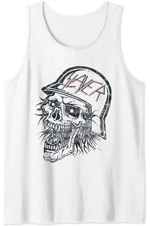 Slayer Distressed Bloody Skull Tank Top