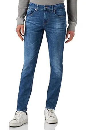 7 for all Mankind Herren Slimmy Tapered Stretch Tek Jeans, , 31 EU