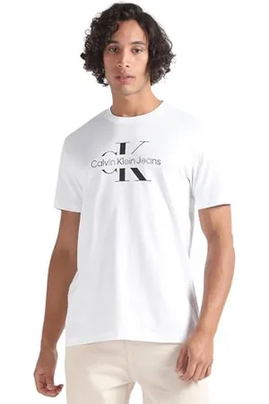 Calvin Klein Herren Disrupted Outline Tee J30j325190 T-Shirt mit Monologo, zertrümmert, , S