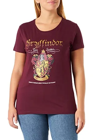 Harry Potter Damen Wohapomts235 T-Shirt, Burgunderrot, Large