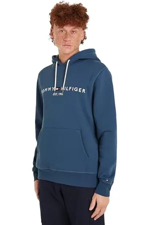 Tommy Hilfiger Herren Hoodie Tommy Logo mit Kapuze, , XS
