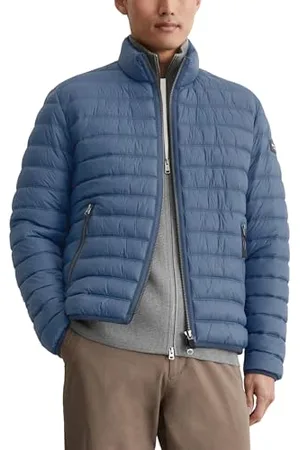 Marc O’ Polo Marc OߴPolo Herren Steppjacke mit Stehkragen leicht, Blau (Moon Stone), XS