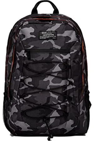 Hype Black & Grey Mono Camo Maxi Rucksack, Einheitsgröße, , Einheitsgröße, Casual