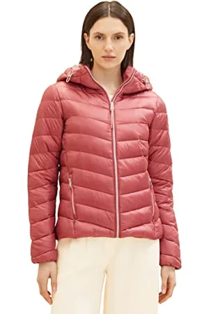 TOM TAILOR Damen 1036719 Lightweight Steppjacke mit Kapuze, 11850-baroque Rose, XS