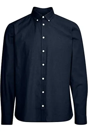 Casual Friday Anton Oxford Shirt Herren Freizeithemd Hemd Button-Down-Kragen Logo Stickerei Hochwertige dünne Baumwoll-Qualität Abgerundeter Saum, Größe:S, Farbe: