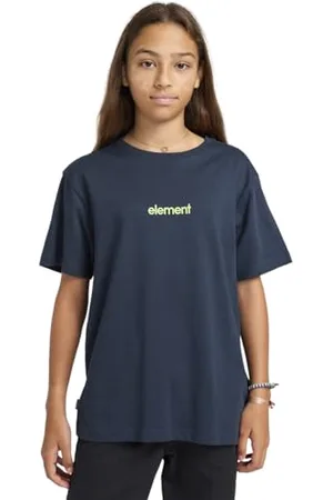 Element Simple Logo - T-Shirt - Jungs 8-16 - Blau