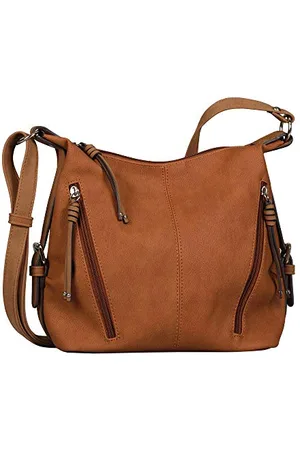 TOM TAILOR Caia Damen Umhängetasche Crossbody Bag Mittelgroß Braun