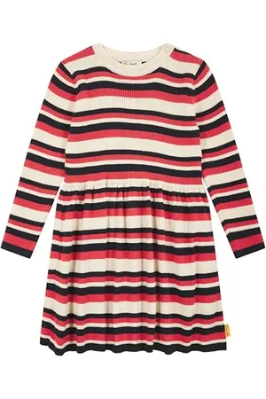 Steiff Kleid EU Größe 110 , Mädchen Kleid, Kinderkleid für jeden Anlass, lockere und Bequeme Passform,Langarm Kleid, waschmaschinenfest