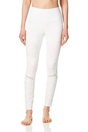 alo Damen Motorrad hoher Taille Leggings, , XS