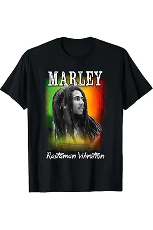 Bob Marley Official Rastaman Vibration Photo T-Shirt