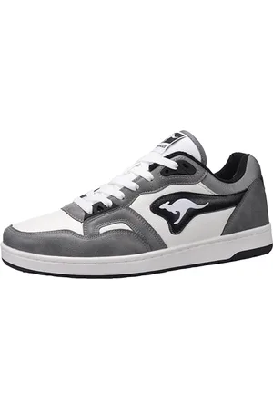 KangaROOS Unisex K-Slam Point Sneaker, Ultimate Grey/Jet Black, 43 EU