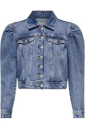 ONLY Damen Onlamanda Ls Puff DNM Jacket Azg Jacke, , M