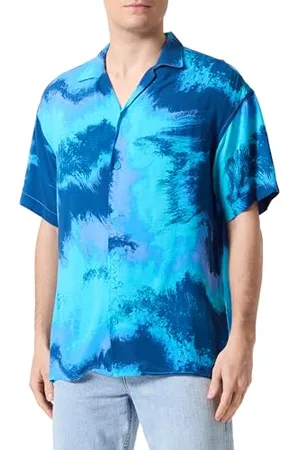 JACK & JONES Herren Jcojeff AOP Resort Shirt Ss Relax Kurzarmhemd 12252536, ,XL