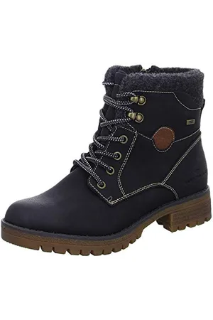 TOM TAILOR Damen 4290100023 Mode-Stiefel, Black, 38 EU