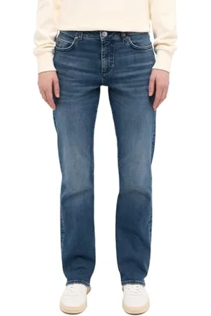 Mustang Damen Jeans Hose Style Crosby Relaxed Straight