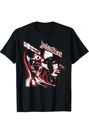 Judas Priest – Stained Class Red On Black T-Shirt