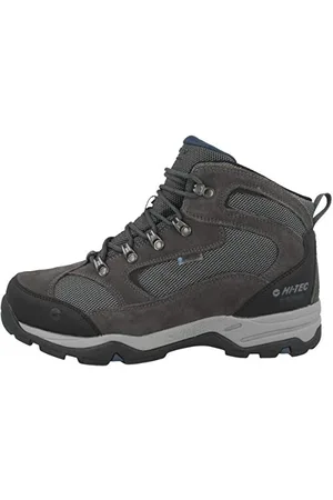 Hi-Tec Herren Storm Waterproof Trekking-& Wanderstiefel, (Charcoal/Grey/Majolica Blue)