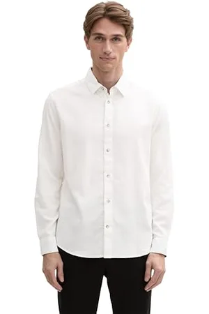 TOM TAILOR Herren Regular Fit Hemd aus Baumwolle, , XXL