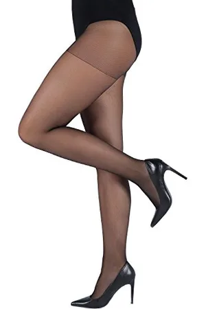 Ulla Popken Damen Strumpfhose, 3er Pack, , 44-46 EU