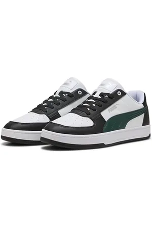 PUMA Unisex CAVEN 2.0 Sneaker, White-Dark Myrtle Black, 40.5 EU
