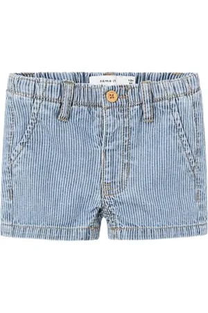 NAME IT Nbmryan Stripe DNM L Shorts 9435-Ip H