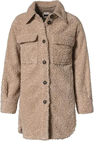QS by s.Oliver Junior Mädchen 401.12.108.16.151.2065628 Wollmischungs-Mantel, beige , M