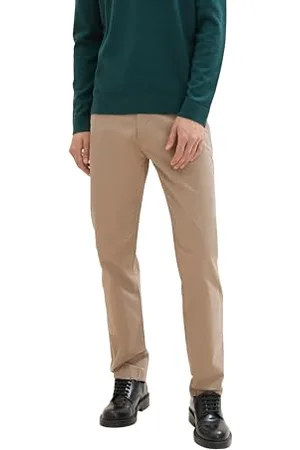 TOM TAILOR Herren 1042562 Chino Hose aus Stretch Twill, 32240-Mountain Taupe, 30 W/34 L