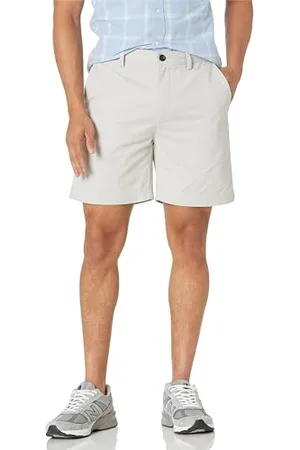Amazon Herren Chinoshorts, 18 cm, Schlanker Schnitt, , 32W