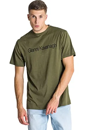 Gianni Kavanagh Herren Green Bliss Maxi Regular Tee T-Shirt, , XS