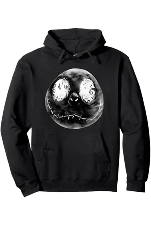 Disney The Nightmare Before Christmas Jack Skellington Grey Face Pullover Hoodie