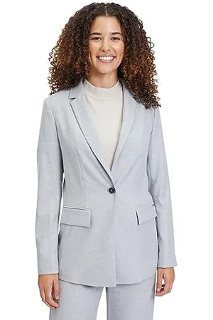 Betty & Co Damen 4194/3379 Blazer Lang Einreiher 1/1 Arm, , 38 EU
