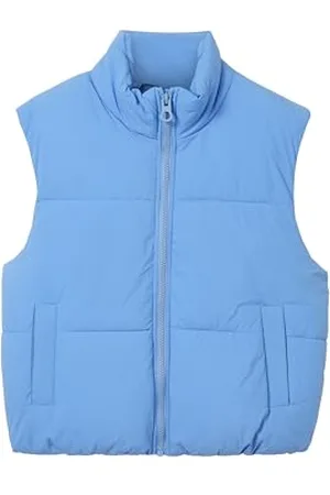 TOM TAILOR Mädchen Kinder Puffer Weste mit Stehkragen, , 176