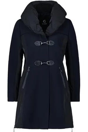 gil-bret Damen Wolljacke mit hohem Kragen Dunkelblau,42