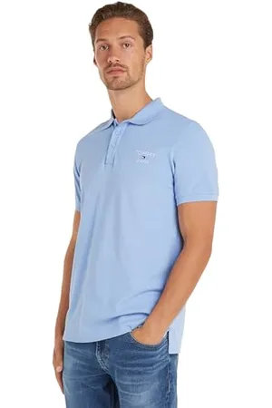 Tommy Hilfiger Herren Poloshirt Kurzarm Tjm Slim Corp Polo Regular Fit, Blau , XXL