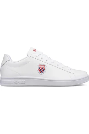 K-Swiss Herren Court Shield Sneaker, White/Corporate, 43 EU