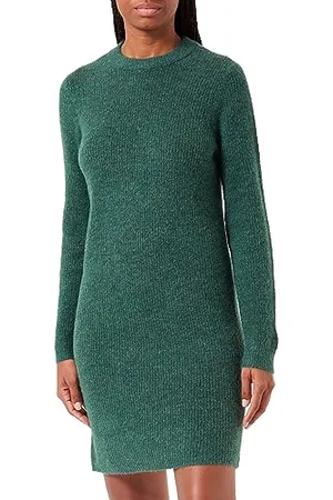 Pieces® Damen Pcellen Ls O-Neck Knit Dress Noos Bc, , L