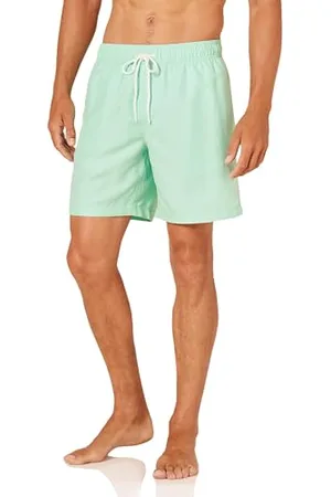 Amazon Herren Badehose, Schnell Trocknend, 18 cm - Auslauffarben, , S